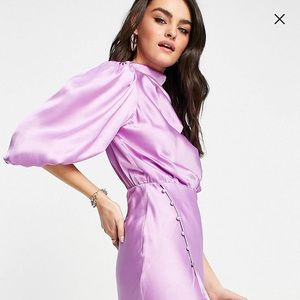 Modest lilac dress